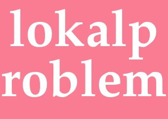 Synonym lokalproblem