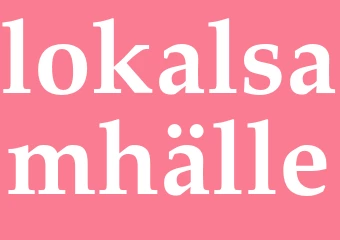 Synonym lokalsamhälle