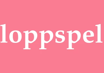 Synonym loppspel