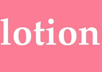 Synonym lotion