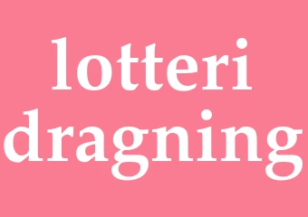 Synonym lotteridragning