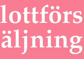 Synonym lottförsäljning