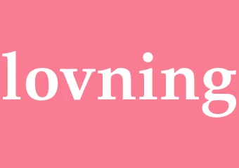 Synonym lovning