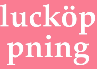 Synonym lucköppning