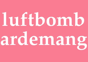 Synonym luftbombardemang