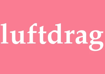 Synonym luftdrag