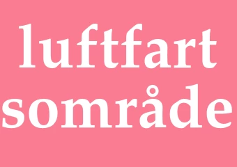 Synonym luftfartsområde