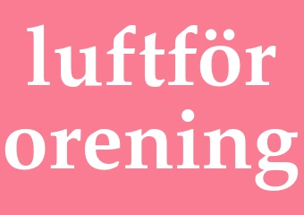Synonym luftförorening