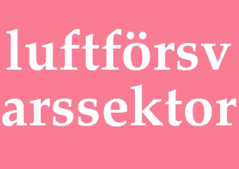 Synonym luftförsvarssektor
