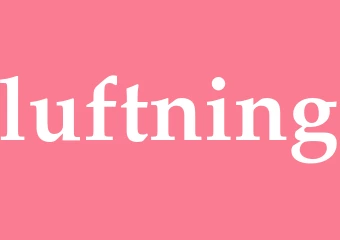 Synonym luftning