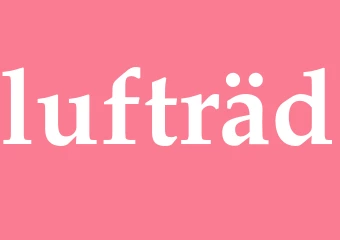 Synonym lufträd