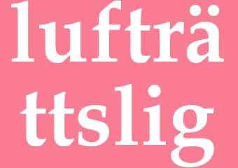 Synonym lufträttslig