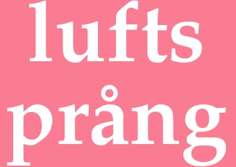 Synonym luftsprång