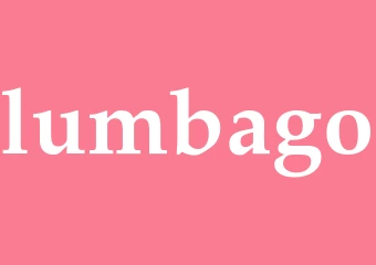 Synonym lumbago