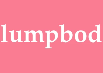 Synonym lumpbod