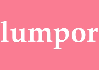 Synonym lumpor