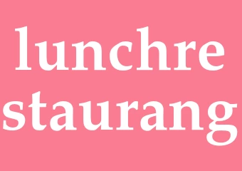 Synonym lunchrestaurang