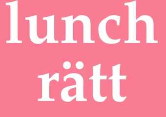 Synonym lunchrätt