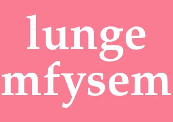 Synonym lungemfysem