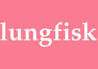Synonym lungfisk
