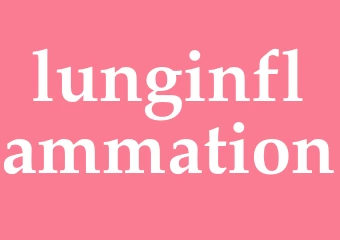 Synonym lunginflammation