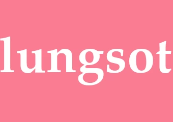 Synonym lungsot