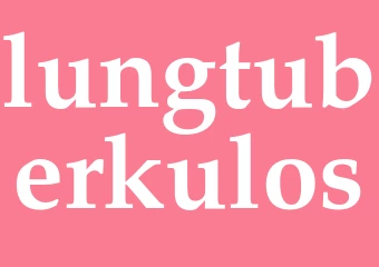 Synonym lungtuberkulos