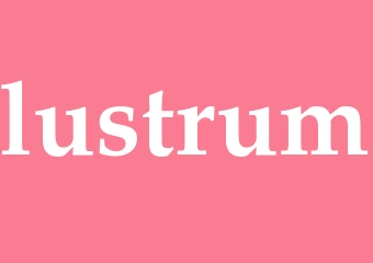 Synonym lustrum