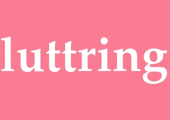 Synonym luttring