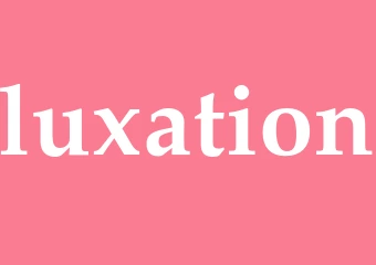 Synonym luxation