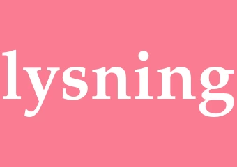 Synonym lysning