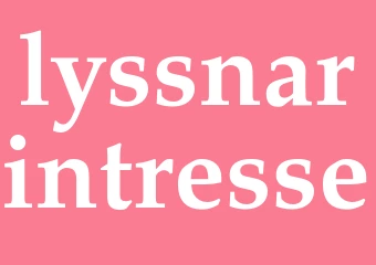 Synonym lyssnarintresse