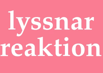 Synonym lyssnarreaktion