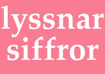 Synonym lyssnarsiffror