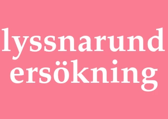 Synonym lyssnarundersökning