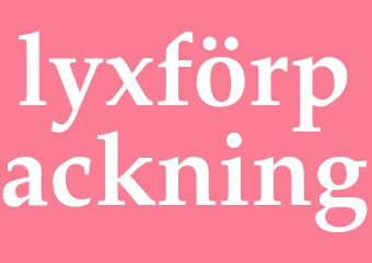 Synonym lyxförpackning