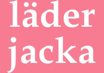 Synonym läderjacka