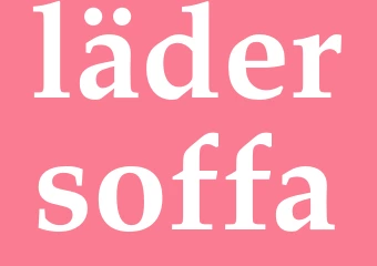 Synonym lädersoffa