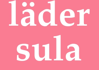 Synonym lädersula