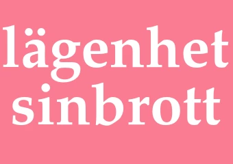 Synonym lägenhetsinbrott
