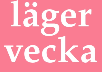 Synonym lägervecka