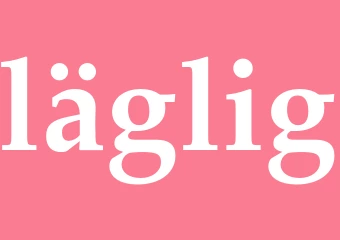 Synonym läglig