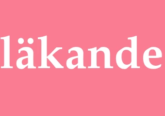 Synonym läkande