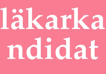 Synonym läkarkandidat