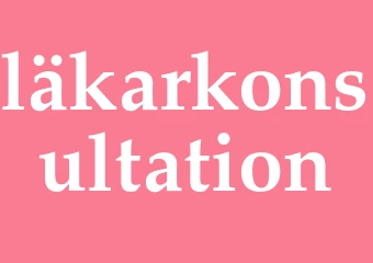 Synonym läkarkonsultation