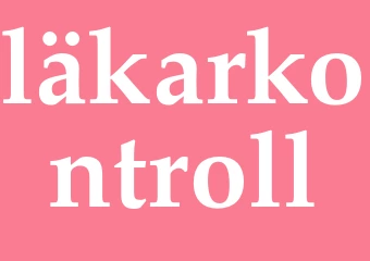 Synonym läkarkontroll
