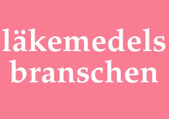 Synonym läkemedelsbranschen