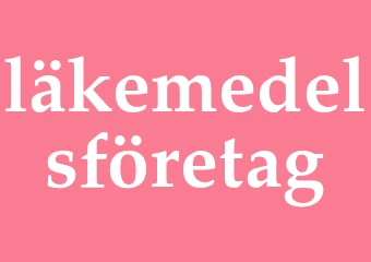 Synonym läkemedelsföretag