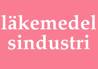 Synonym läkemedelsindustri