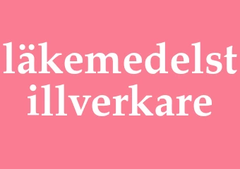 Synonym läkemedelstillverkare